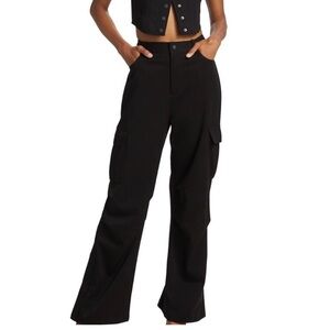 WAYF navy Layla Cargo Pants xsmall